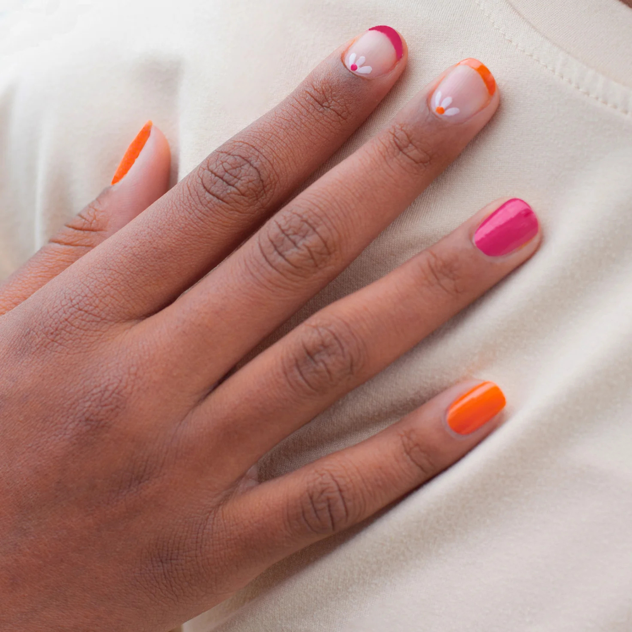 Coffret vernis nail art - Flower Power | Yaka