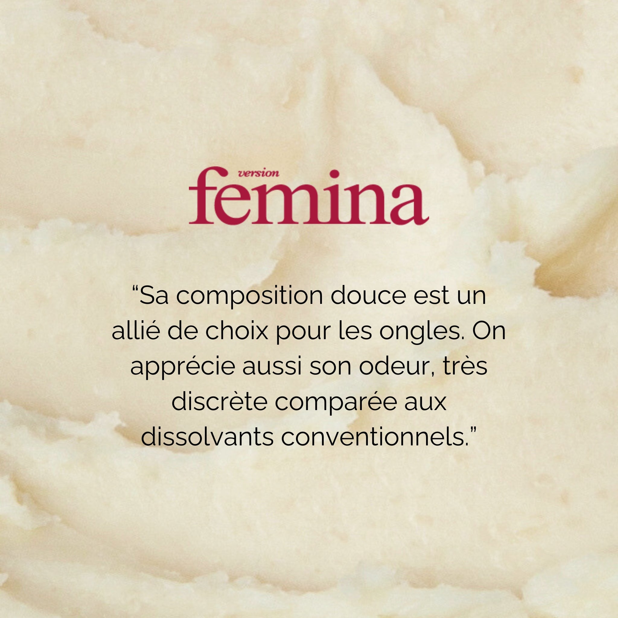 Dissolvant Solide et Soin des Ongles - Imparfait