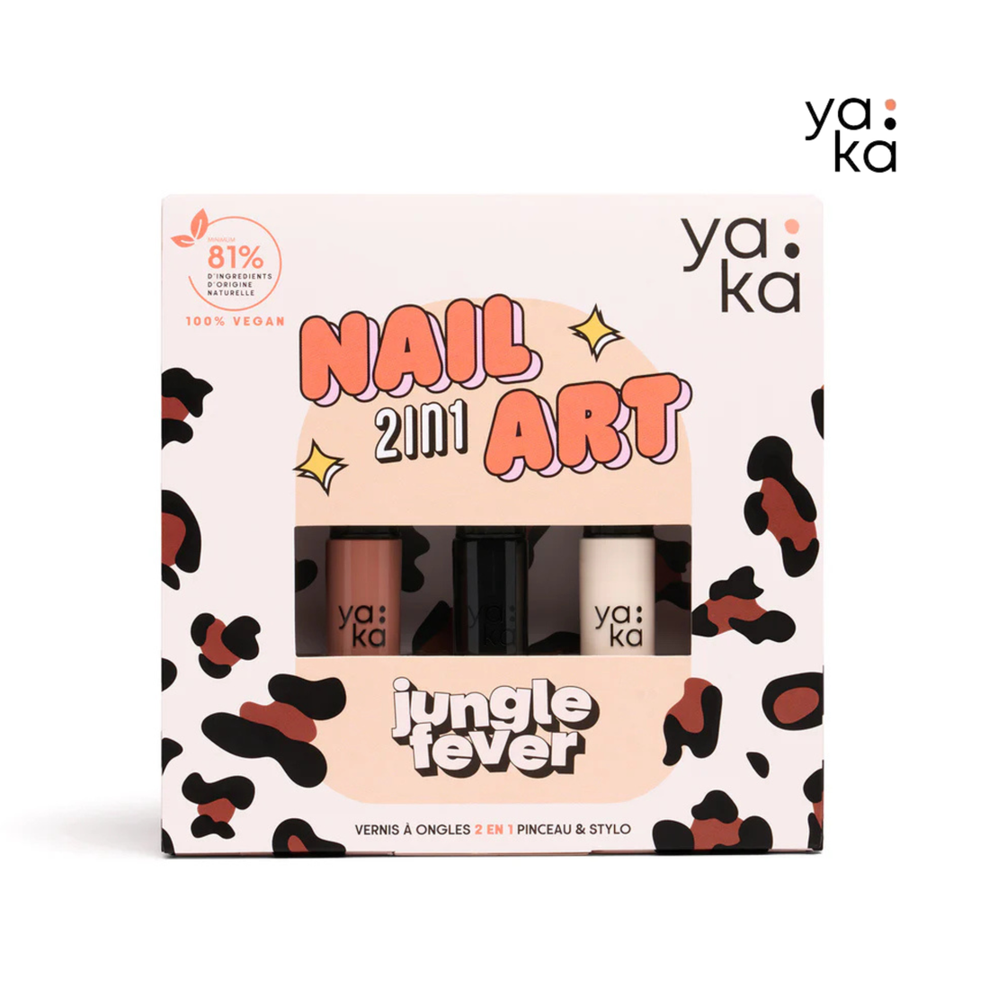 Coffret vernis nail art - Jungle Fever | Yaka