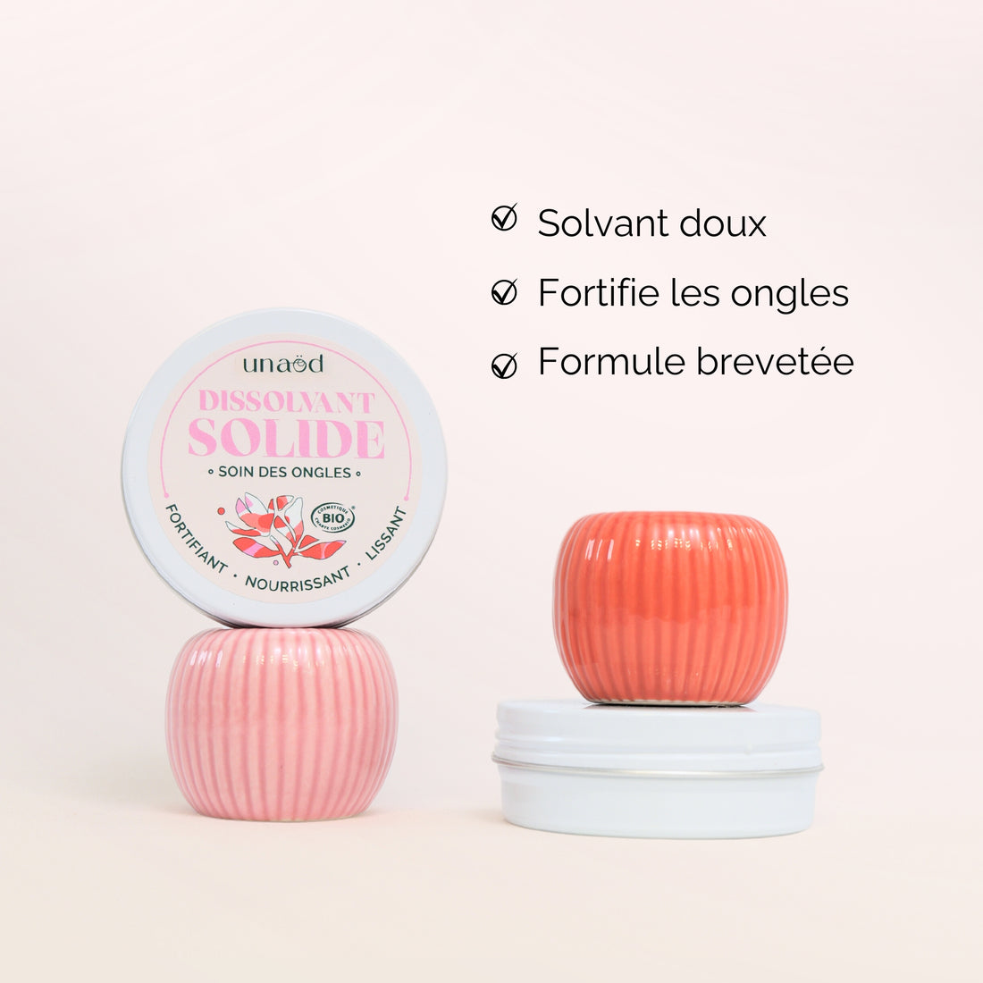 Dissolvant Solide et Soin des Ongles - Imparfait