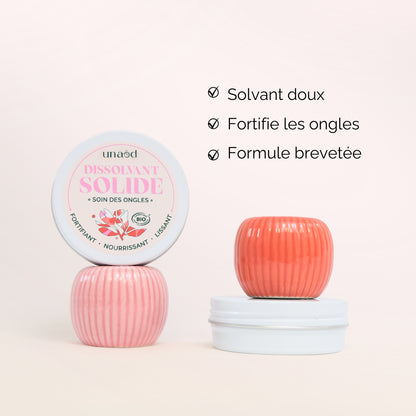 Dissolvant Solide et Soin des Ongles sans acétone